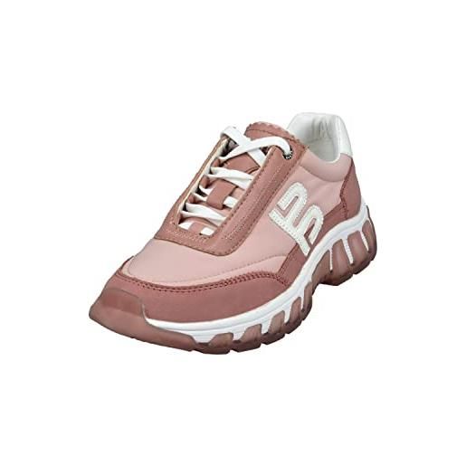 BAGATT d31-ae903, scarpe da ginnastica donna, rosa bianco, 41 eu