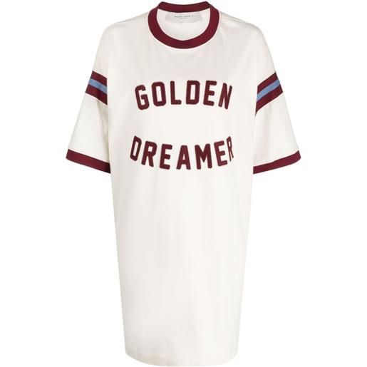 Golden Goose abito modello t-shirt con stampa - bianco