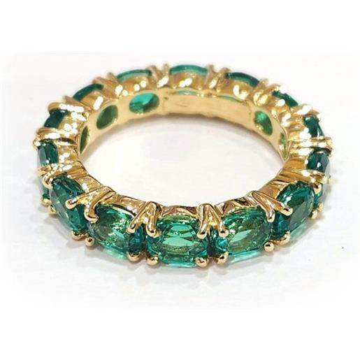 Malafimmina anello Malafimmina in oro giallo con smeraldi
