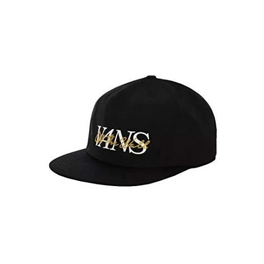 Vans cap with a visor, black, one size men's