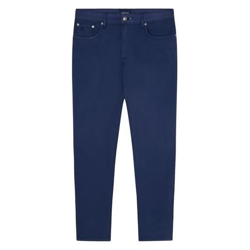 Hackett London pantaloni da uomo in denim blu chiaro, blu (giacca blu scuro), 36w/30l