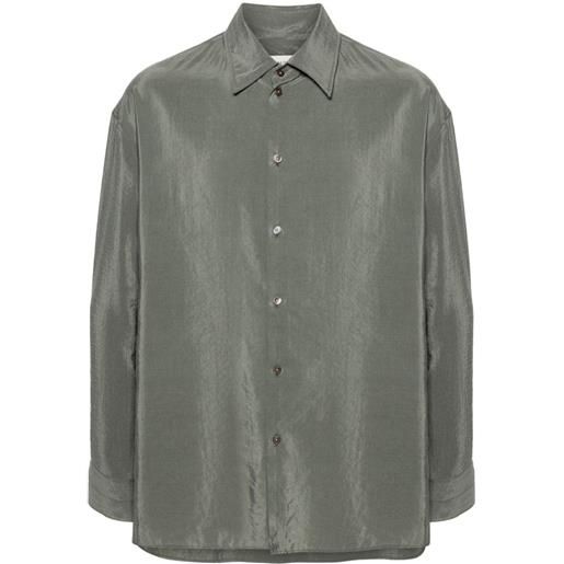 LEMAIRE camicia twisted - grigio