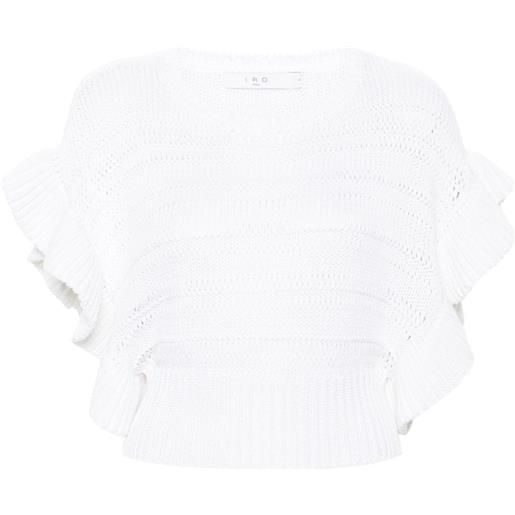 IRO maglione con ruches - bianco