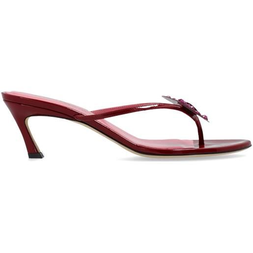 Blumarine sandali infradito 70mm - rosso