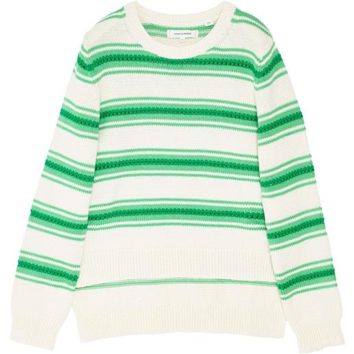 Chinti & Parker maglione a righe - verde