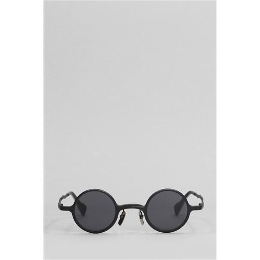 Kuboraum occhiali z17 in lega metallica nera