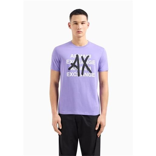 Armani Exchange t-shirt uomo dahlia purple