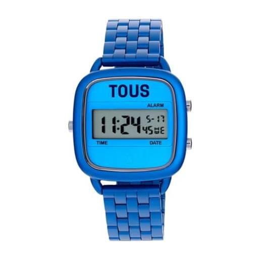 TOUS reloj d-logo 300358002 aluminio azul