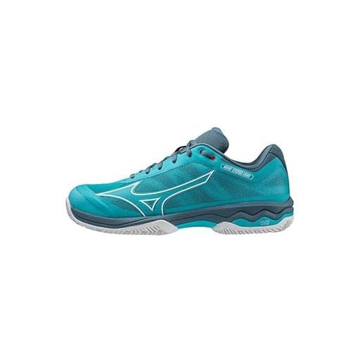 Mizuno wave supera il cc leggero, scarpe da ginnastica uomo, maui blue/white/china blue, 42.5 eu