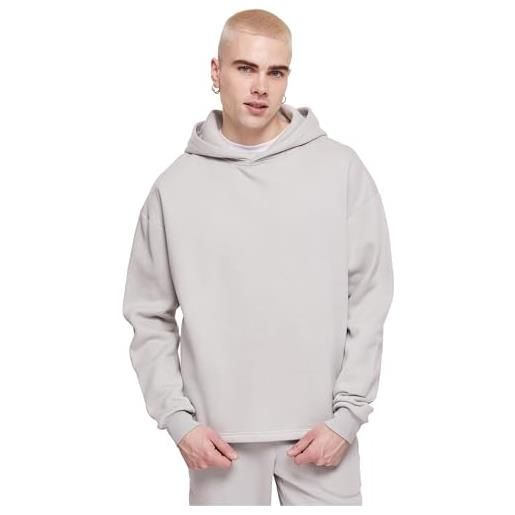 Urban Classics organic loose hoody felpa con cappuccio, lightasphalt, xxl uomo