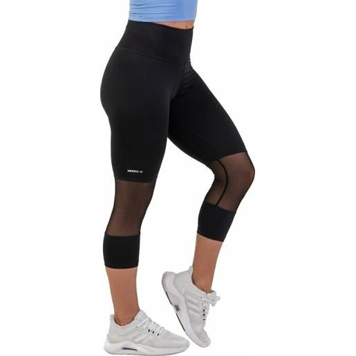 Nebbia high-waist 3/4 length sporty leggings black m pantaloni fitness