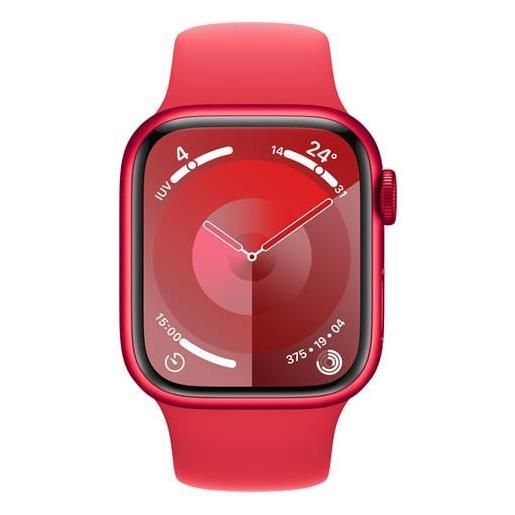APPLE watch series 9 gps + cellular cassa 41m in alluminio (product) red con cinturino sport band (product) red - m /l