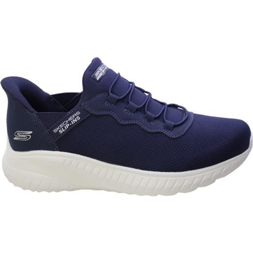 Skechers sneakers uomo blue bobs squad chaos daily hype 118300nvy