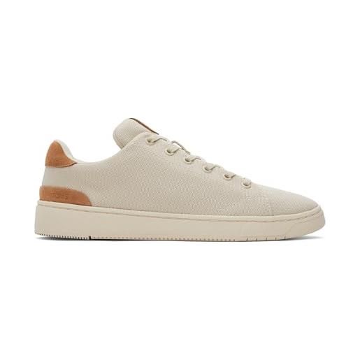 TOMS trvl lite 2.0 low, sneaker uomo, tan leather, 40.5 eu