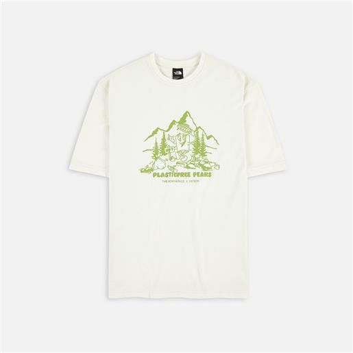 The North Face nature t-shirt white dune unisex