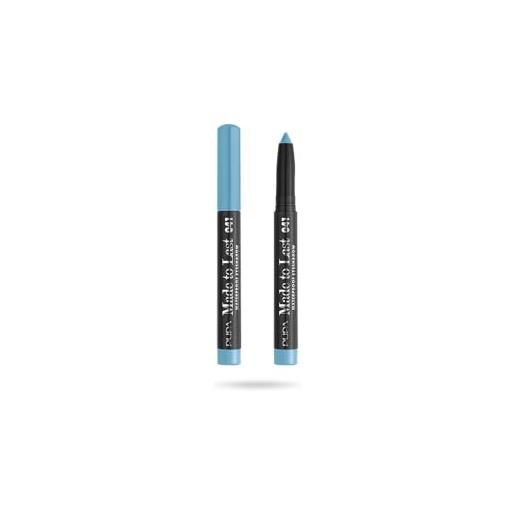 Pupa made to last waterproof eyeshadow ombretto tonalità 041 icy blue