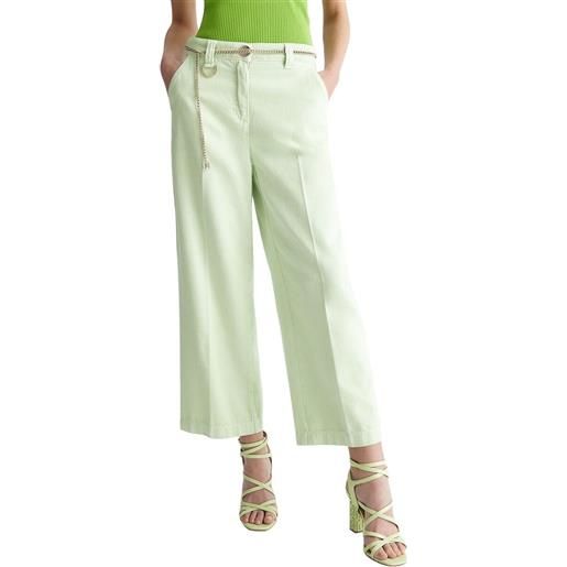 LIU JO - pantalone straight verde