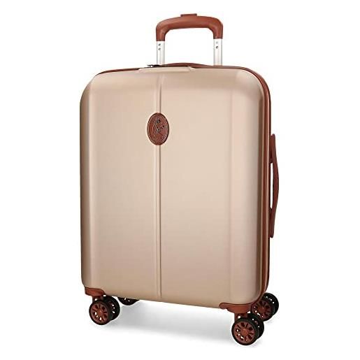 Disney l'altro ocuri valigia da cabina beige 40 x 55 x 20 cm rigida abs chiusura tsa integrata 37 l 2,82 kg 4 ruote doppie per la mano, beige, valigia da cabina