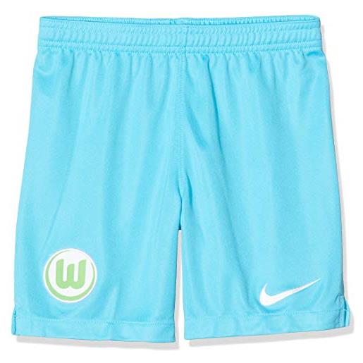 Nike vflw y nk brt stad short ha, pantaloncini sportivi unisex bambini, chlorine blue/(white) (no sponsor), l