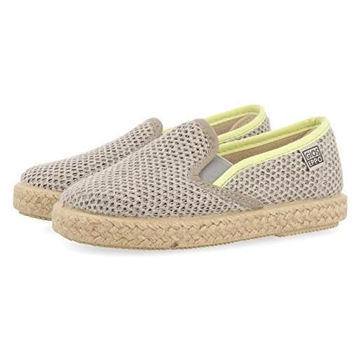 GIOSEPPO espadrillas grigie tipo slip-on per bebè ablis