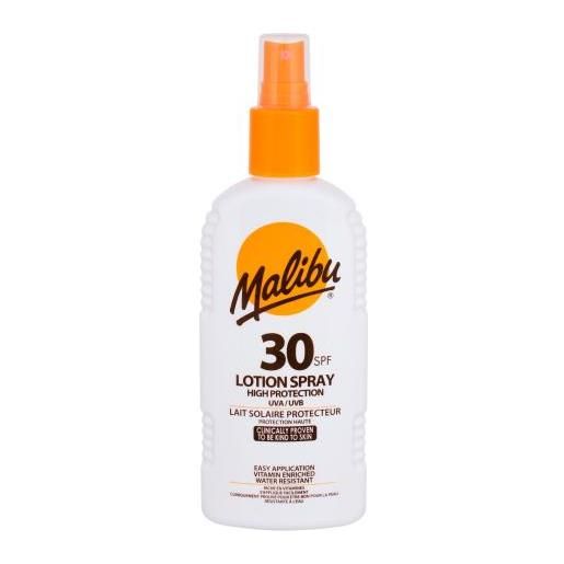 Malibu lotion spray spf30 spray solare waterproof 200 ml