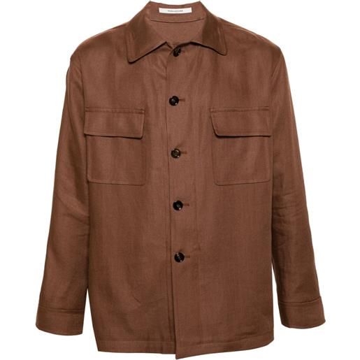 Tagliatore giacca-camicia damian - marrone