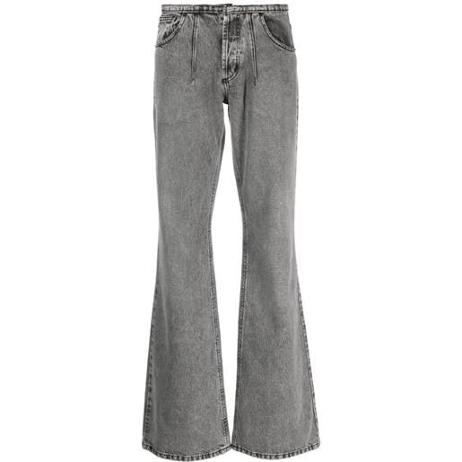 The Mannei jeans svasati a vita bassa - grigio