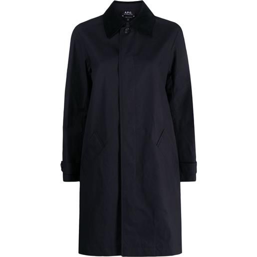 A.P.C. trench cesaria - blu