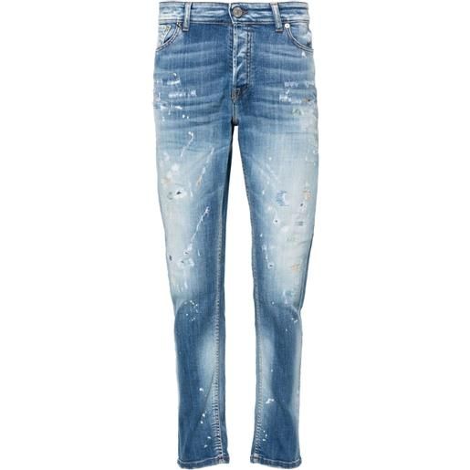 PMD jeans skinny george a vita bassa - blu