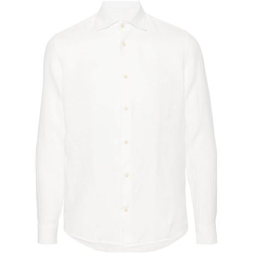 Drumohr camicia con colletto classico - bianco