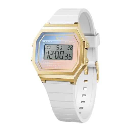 ICE-WATCH orologio digitale al quarzo da donna con cinturino in silicone 022718