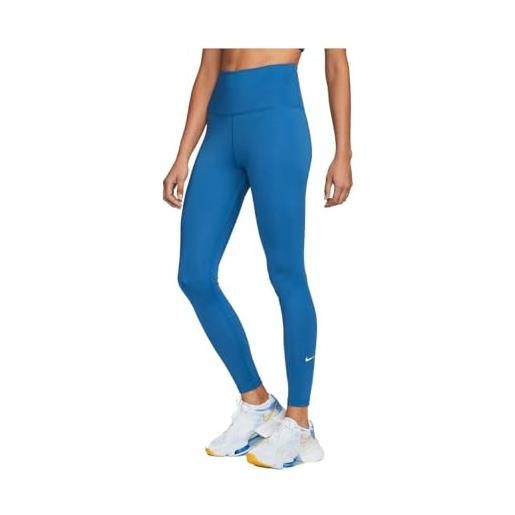 Nike leggings-dm7278 leggings, industriale blu/bianco, xs donna