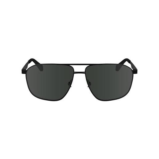Calvin klein ckj24202s sunglasses, black, taglia unica uomo