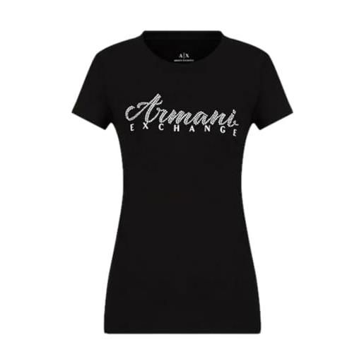 Armani Exchange short sleeve classic script logo scoop neck t-shirt, t-shirt, 