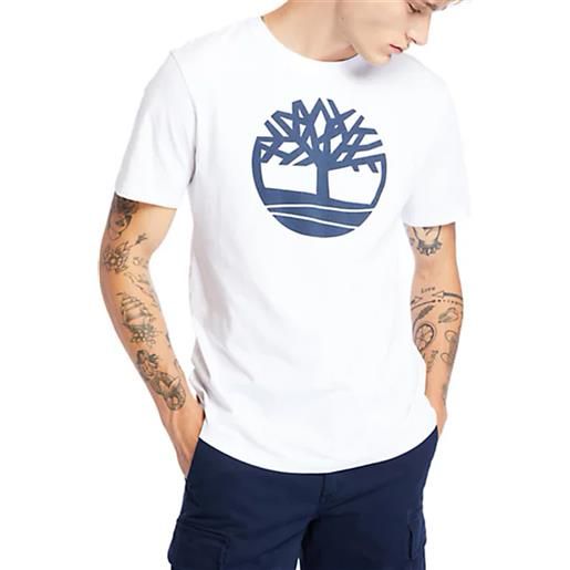 Timberland t-shirt da uomo kennebec river tree bianca