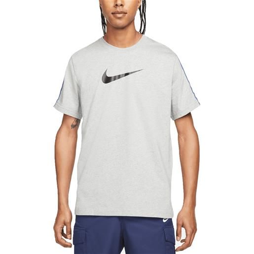 Nike t-shirt da uomo repeat grigia
