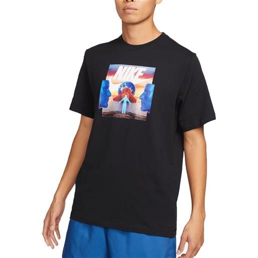 Nike t-shirt da uomo festival photo nera