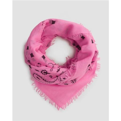 Kujten foulard rosa in cashmere da donna Kujten effy