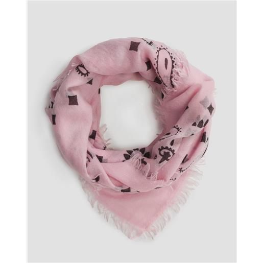 Kujten foulard rosa in cashmere da donna Kujten effy