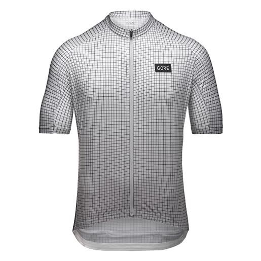 GORE WEAR maglia a maniche corte da ciclismo da uomo grid fade, m, grigio/bianco