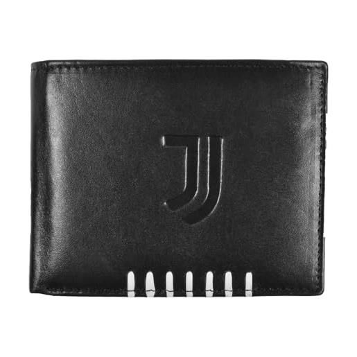 Juventus 133226, accessori da viaggio-portafogli unisex-adulto, nero, 12,5x9,5x2 cm