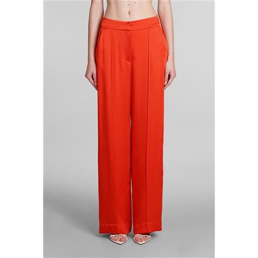 Simkhai pantalone kyra in acetato rosso