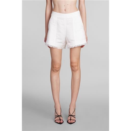Simkhai shorts dax in lino bianco