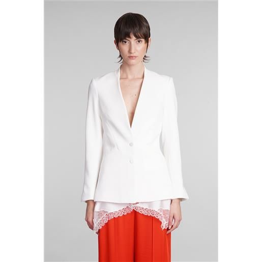 Simkhai blazer allie in acrilico bianco