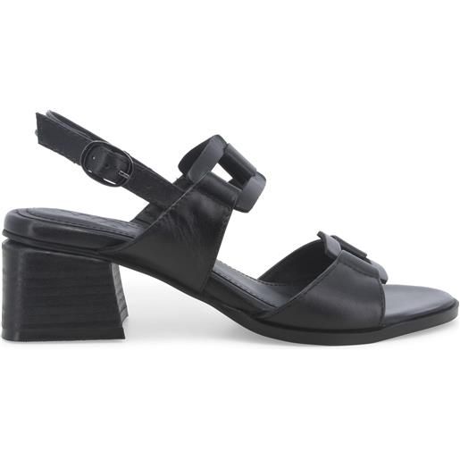 Melluso sandalo donna in pelle nero k35309