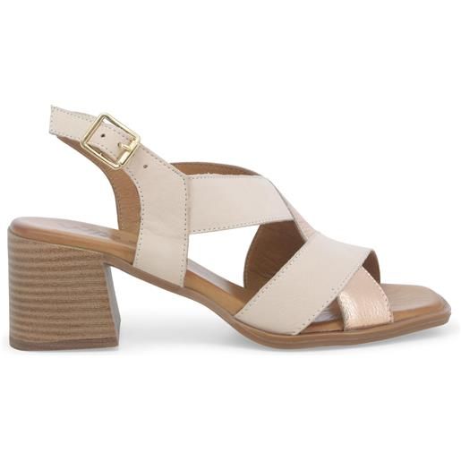 Melluso sandalo donna in pelle nude k56110