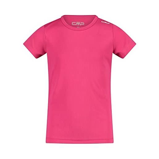 CMP t-shirt tecnica con upf t-shirt, bambina, fuxia, 104