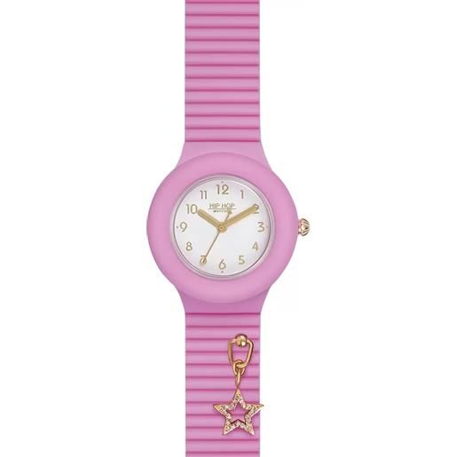 Hip Hop orologio donna Hip Hop silicone dancing in the light solo tempo hwu1090 rosa