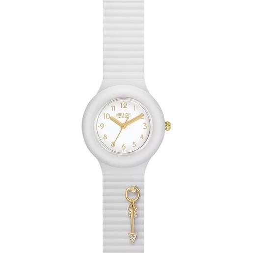 Hip Hop orologio donna Hip Hop silicone dancing in the light solo tempo hwu1095 bianco