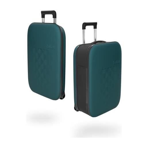 Rollink flex21 vega ii - la valigia più sottile del mondo *patentiert* - bagaglio a mano, valigia rigida, trolley, trolley, trolley, valigia da viaggio, bagaglio a bordo, valigia lufthansa